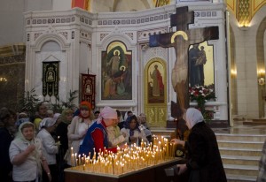 Во вторник Фоминой недели в КСХС отслужены уставные службы: литургия и панихида