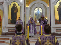 В Неделю 2-ю Великого поста в Кафедральном соборе Христа Спасителя состоялась Божественная литургия