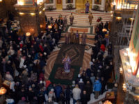 В неделю Крестопоклонную архиепископ Серафим совершил Божественную литургию
