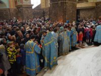 В праздник Благовещения Пресвятой Богородицы архиепископ Серафим совершил Божественную литургию