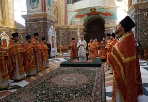 Архиепископ Серафим в годовщину хиротонии совершил Божественную литургию