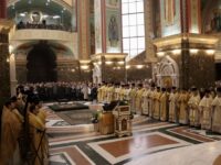 В день памяти св. Феодора Ушакова в Кафедральном соборе Христа Спасителя молились о воинах