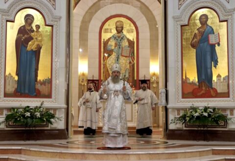 В праздник Богоявления архиепископ Серафим возглавил Литургию