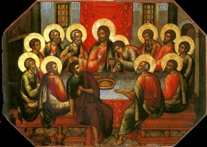 Поучение, во Святый Великий Четверг. Воспоминание тайной вечери