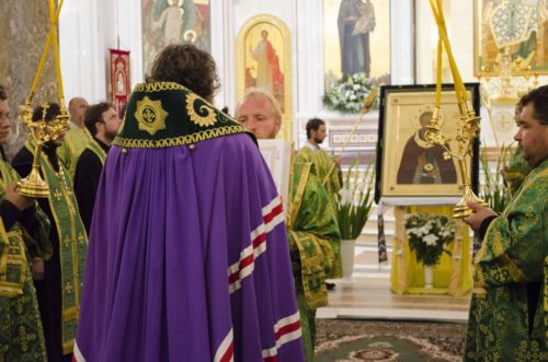 ПРИБЫТИЕ ИКОНЫ ПРП. СЕРГИЯ РАДОНЕЖСКОГО В КАЛИНИНГРАД