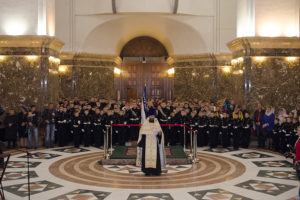 Молебен перед посвящением в кадеты