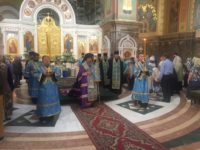Архиепископ Серафим возглавил Всенощное бдение в канун Успения Пресвятой Богородицы