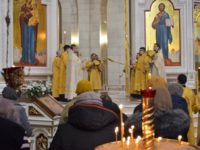 Архиепископ Серафим в Прощеное воскресенье совершил Божественную литургию