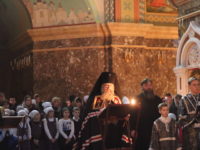Архиепископ Серафим совершил Великое повечерие с чтением канона Андрея Критского в Кафедральном соборе Христа Спасителя