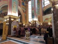 В Кафедральный собор прибыла икона «Спаса Нерукотворного»