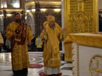 Архиепископ Серафим совершил Литургию в Кафедральном соборе Христа Спасителя