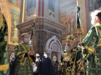 Праздник Входа Господня в Иерусалим в Кафедральном соборе Христа Спасителя