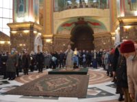 Праздник Благовещения Пресвятой Богородицы в Кафедральном соборе Христа Спасителя