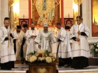 В канун праздника Преображения Господня архиепископ Серафим совершил Всенощное бдение