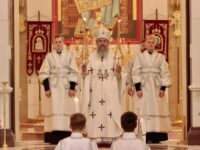 Архиепископ Серафим в Неделю 9-ю по Пятидесятнице совершил Литургию в Кафедральном соборе Христа Спасителя
