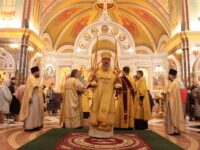 В неделю 11-ю по Пятидесятнице архиепископ Серафим совершил литургию