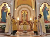 Архиепископ Серафим совершил Литургию в неделю 24-ю по Пятидесятнице