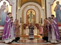В Неделю 4-ю Великого поста архиепископ Серафим совершил Литургию