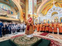 Предстоятель Русской Церкви совершил Литургию в Кафедральном соборе Христа Спасителя в Калининграде
