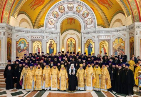 Святейший Патриарх Кирилл совершил Литургию в кафедральном соборе Христа Спасителя в Калининграде