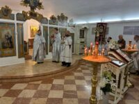 Престольный праздник в Нижнем храме Кафедрального Собора Христа Спасителя