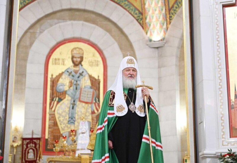 Поздравление митрополита Серафима Патриарху Московскому и всея Руси Кириллу с 79-летием