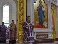 Митрополит Серафим совершил Литургию в неделю Торжества Православия