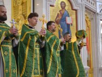 В Кафедральном соборе Христа Спасителя совершено празднование Входа Господня в Иерусалим